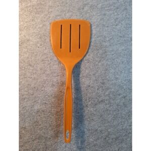 Vintage Foley Nylon 3 Slot Spatula/ Turner Orange Plastic 11"